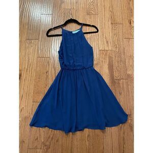 🚨 SALE ‼️ Dina be blue fit and flair dress size xs